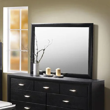 Transitional Dresser-top Mirror